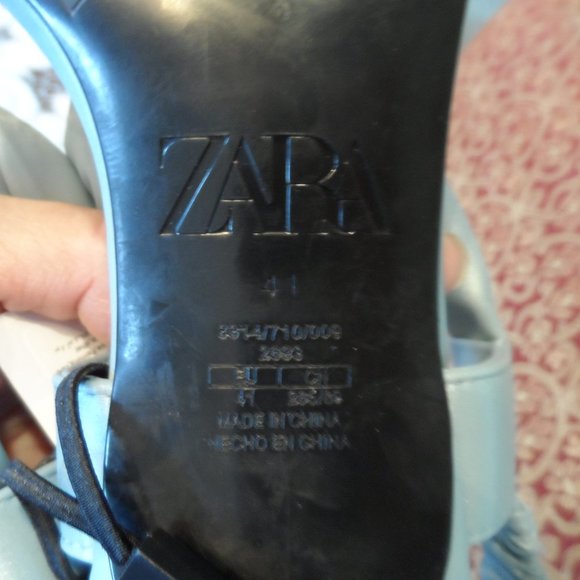 Zara Blue Women's Sandals - Picture 6 of 6